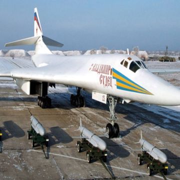 Ρωσικό Tupolev TU-160 ρίχνει πυραύλους cruise
