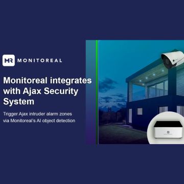Η Monitoreal ανακοινώσει την δυνατότητα ενοποίησης με το δημοφιλές και αξιόπιστο σύστημα συναγερμού Ajax