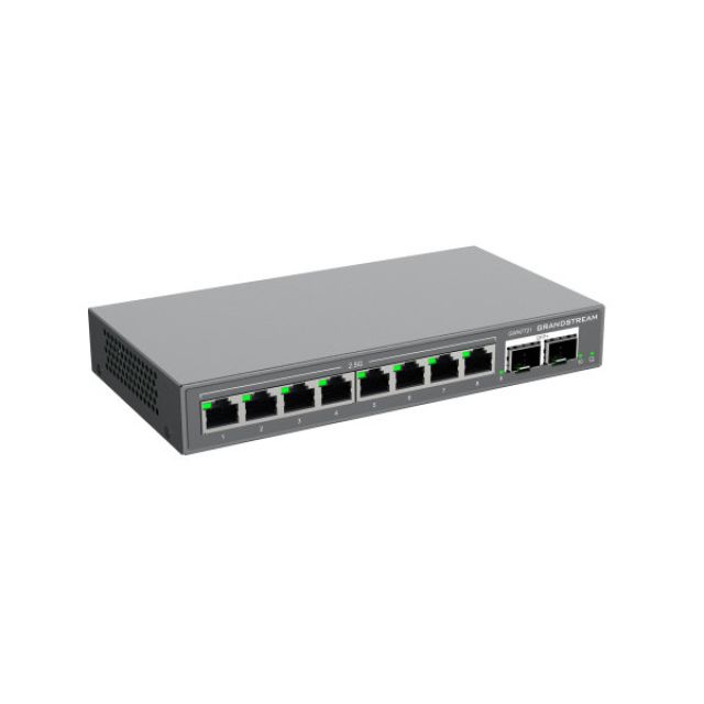 Grandstream GWN7721: L2-Lite Managed Switch με 8x θύρες 2,5G Ethernet και 2x 10G SFP+