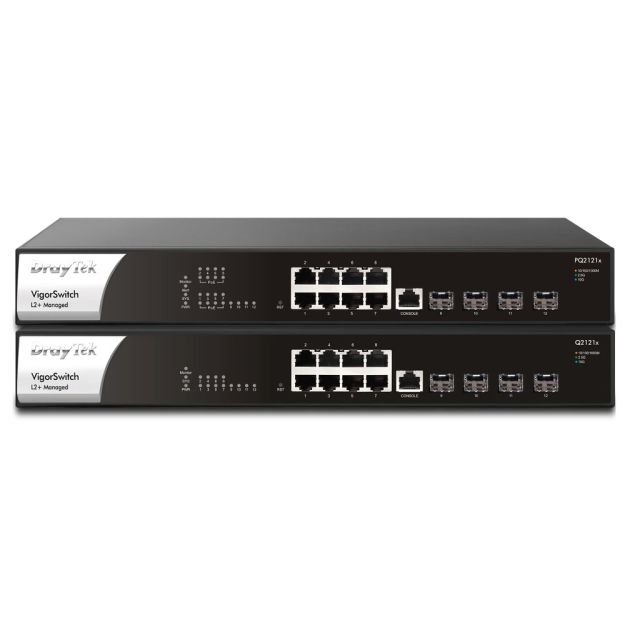 VigorSwitch PQ2121x/Q2121x: η σειρά VigorSwitch της DrayTek εμπλουτίζεται με νέα 2.5GbE L2+ managed switch!   
