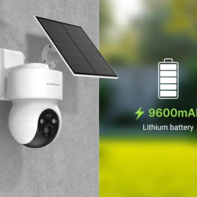 RoomBanker κάμερα ασφαλείας εξωτερικής τοποθέτησης: Με ηλιακό panel, ανάλυση 2,5K και μπαταρία λιθίου 9.600mAh