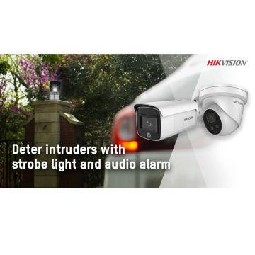 AcuSense: Νέες κάμερες από την Hikvision με strobe light και audio Alarm
