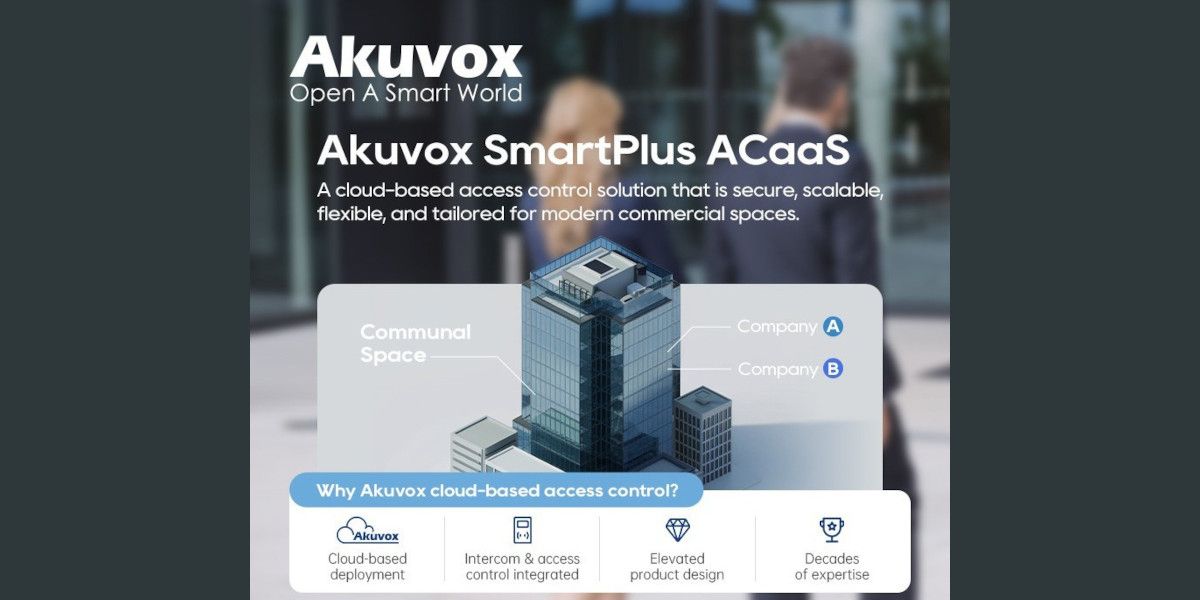 Akuvox SmartPlus ACaaS: Έλεγχος πρόσβασης από το Cloud που αλλάζει τα δεδομένα στην ασφάλεια κτιρίων
