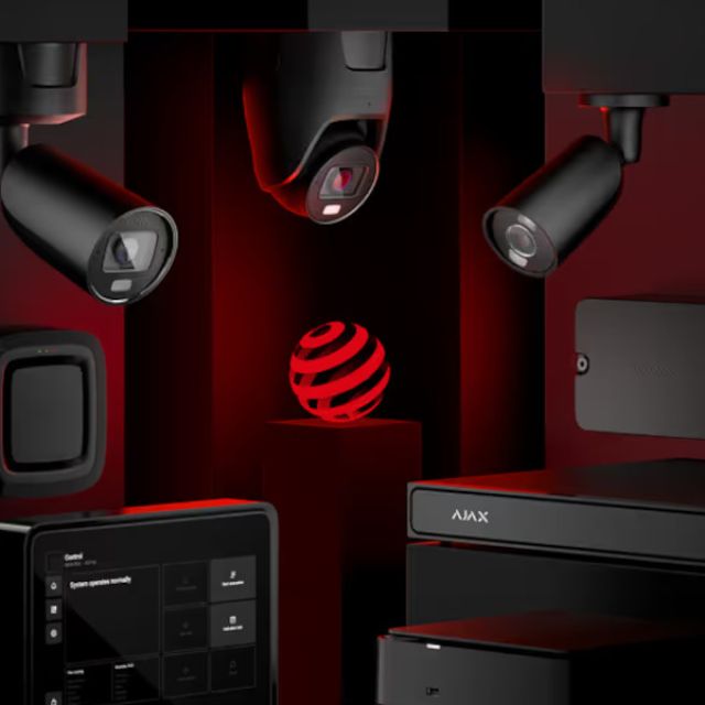 Η Ajax Systems κατάφερε να κερδίσει 8 Red Dot Awards