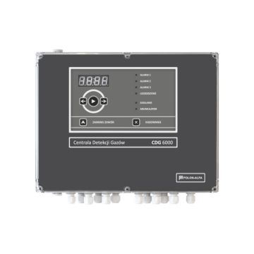 Polon-Alfa CDG-6000-16: Πίνακας ανίχνευσης αερίων 1 loop για έως 16 ανιχνευτές