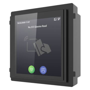 Hikvision DS-KD-TDM: Προηγμένο display module αφής με ενσωματωμένο αναγνώστη MIFARE