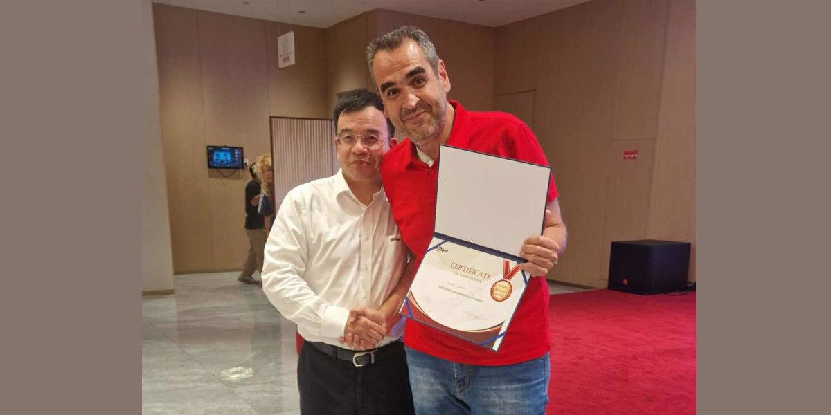 Σημαντική διάκριση για τον Βασίλη Αρβανίτη από την Dahua Technology