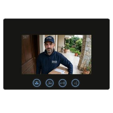 EOS VM-704/BL: Σύγχρονη θυροτηλεόραση για ασφάλεια και ευκολία