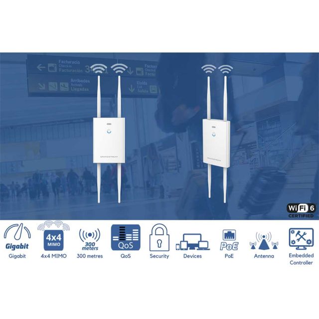 Το νέο GWN7664LR Wi-Fi 6 AP είναι εδώ για να προσφέρει ταχύτητα σύνδεσης στους μεγάλους χώρους