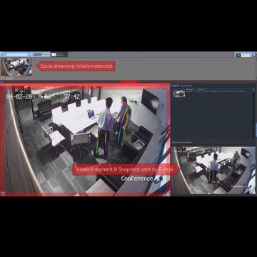 Axxon Next -Ανίχνευση Μειωμένης Απόστασης μεταξύ ανθρώπων με AI