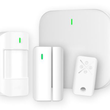 GOLMARSAFE kit με κέντρο ελέγχου CA-8100W: Kit ασύρματου συναγερμού με μαγνητική επαφή, ανιχνευτή υπερύθρων & τηλεχειριστήριο