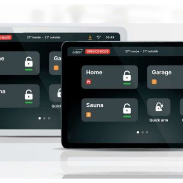 ELDES EKB6: Ενσύρματο Client-HUB πληκτρολόγιο αφής 8”