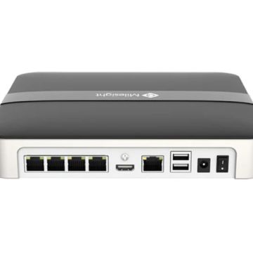 Milesight Mini PoE NVR: Ανάλυση 4K, συμπίεση H.265, ultra-mini μέγεθος και θύρες PoE 4 καναλιών