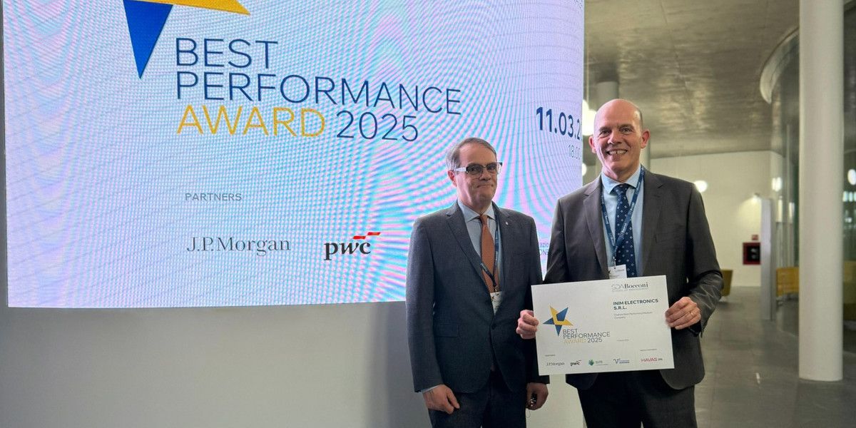 Η Inim Electronics κατέκτησε το βραβείο Best Performance 2025