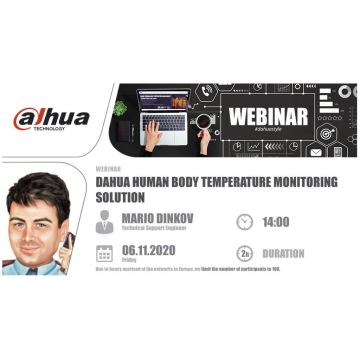 Dahua Human Body Temperature Monitoring Solution Webinar
