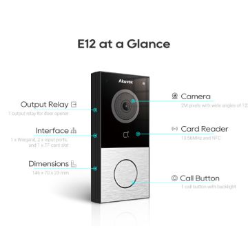 Akuvox E12S: Απλή και σύγχρονη λύση εισόδου