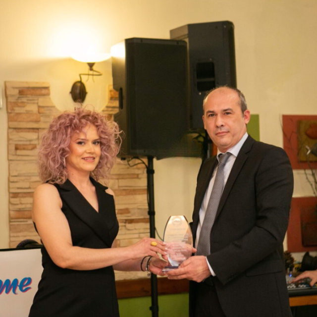 Βράβευση της OLYMPIA ELECTRONICS A.E. από το Σωματείο Επαγγελματιών Βόρειας Πιερίας