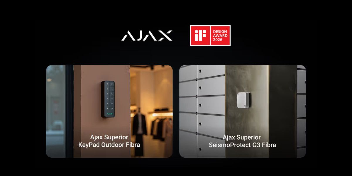 Διπλή βράβευση για την Ajax Systems στα iF DESIGN AWARD 2026