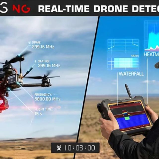 IDCOMS: Ανίχνευση Drone μέσω RF με τον αναλυτή PROMAX ATLaS NG
