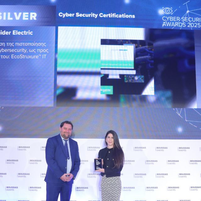Schneider Electric: Κατέκτησε το Silver βραβείο στα Cyber Security Awards
