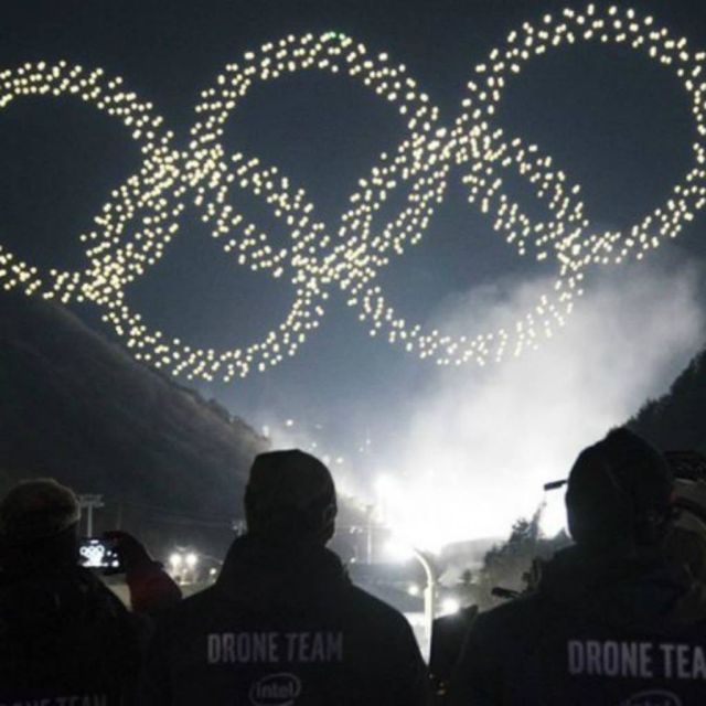 Ρεκόρ για την Intel στους Χειμερινούς Ολυμπιακούς με 1.218 drones