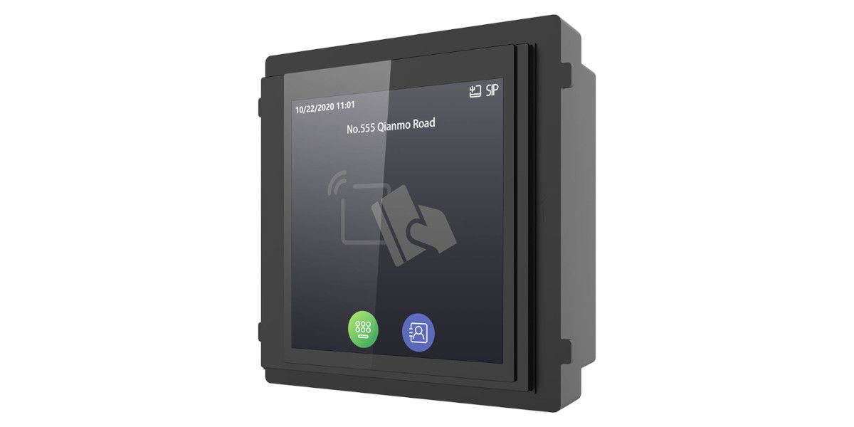 Hikvision DS-KD-TDM: Προηγμένο display module αφής με ενσωματωμένο αναγνώστη MIFARE