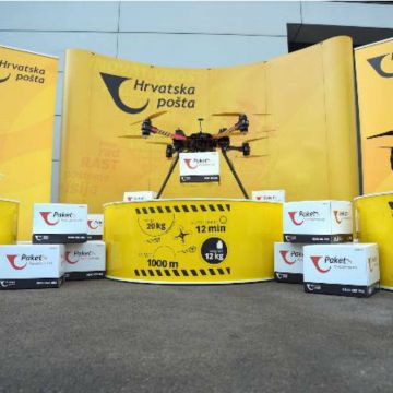 Την πρώτη παράδοση δέματος με drone πραγματοποίησαν τα Κροατικά Ταχυδρομεία