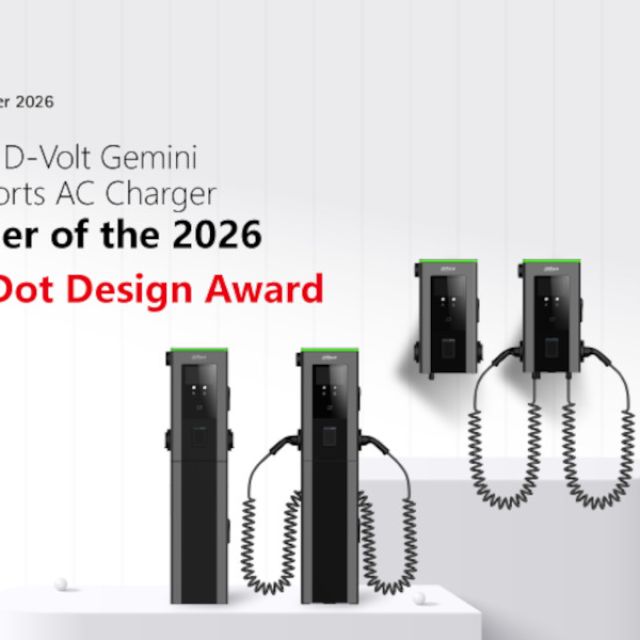 Η Dahua Technology κερδίζει το Red Dot Design Award 2026 για τον φορτιστή AC διπλής θύρας Dahua D-Volt Gemini