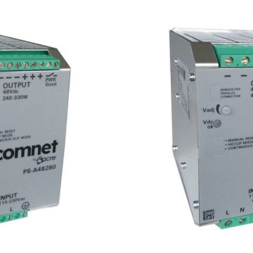 Comnet PS-A48500/PS-A48280: Βιομηχανικά τροφοδοτικά για συστήματα ασφαλείας και κρίσιμες υποδομές