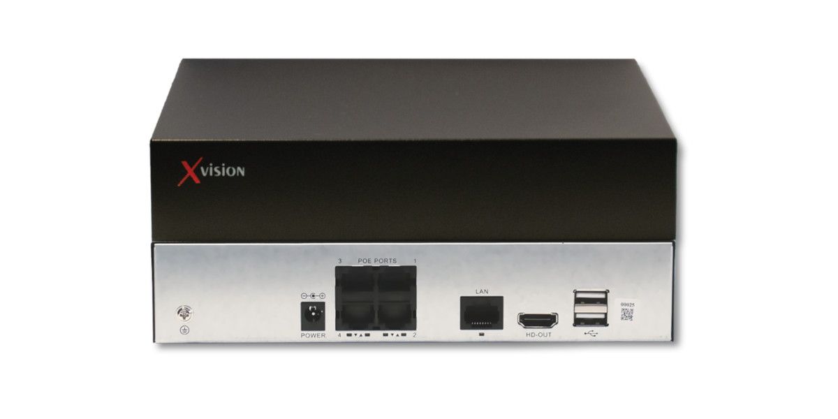 Xvision HV-2109NCN-4P-E: NVR με 9CH 8MP και 4CH PoE για αξιόπιστη και γρήγορη εγκατάσταση