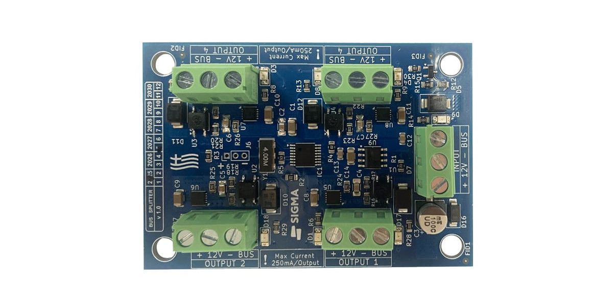 Sigma BUS Splitter 1:4: Αυξήστε την αξιοπιστία και την ανθεκτικότητα του συστήματός σας!