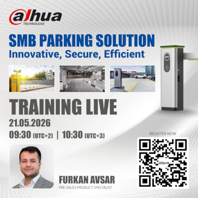 Dahua Technology: Πραγματοποιεί online traiing στο Dahua SMB Parking Solution