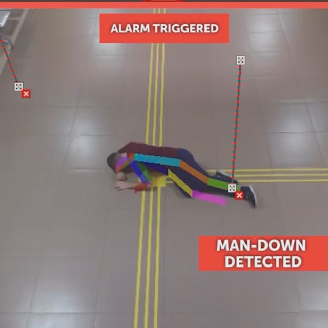 AxxonSoft Axxon One: Man Down Detection με Τεχνητή Νοημοσύνη