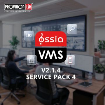 Provision-ISR: Το Ossia VMS v2.1.4 είναι πλέον διαθέσιμο με το Service Pack 4
