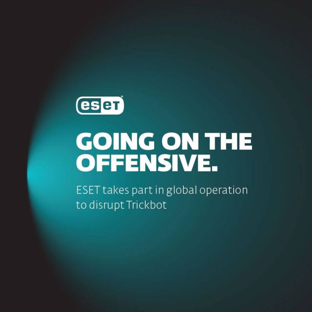 Η ESET συμμετέχει σε διεθνή επιχείρηση για την καταπολέμηση του Trickbot