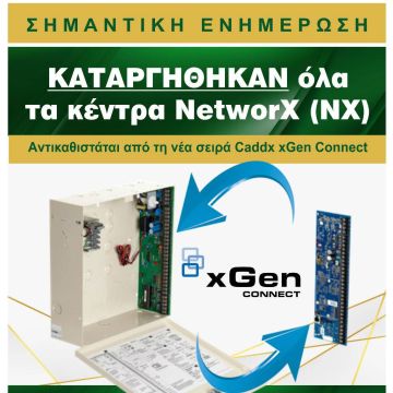 Επίσημη κατάργηση της σειράς Caddx NetworX (NX) στις 20/12