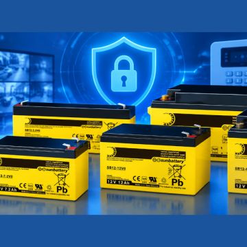 SUN Battery SB Series: Συσσωρευτές για συστήματα ασφαλείας από την BATTERY KUTTER