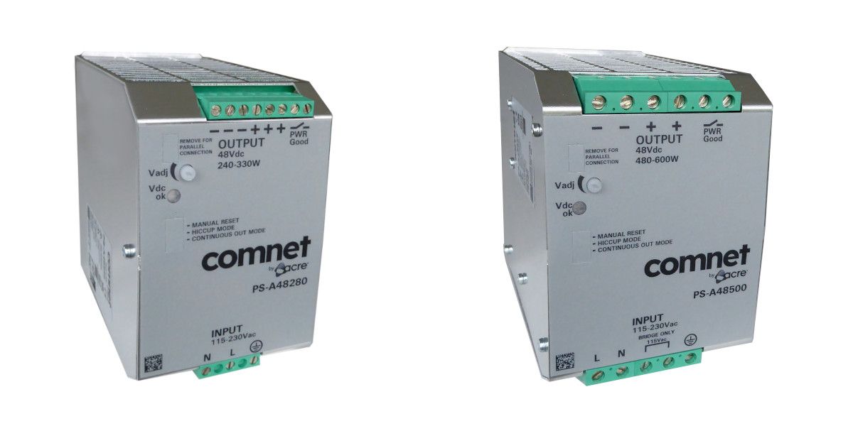 PS-A48280 & PS-A48500: Τροφοδοσία χωρίς όρια από την Comnet