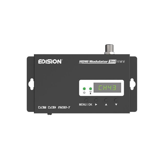 EDISION HDMI MODULATOR 3in1 mini: Για live εικόνα από την κάμερα ασφαλείας σας!