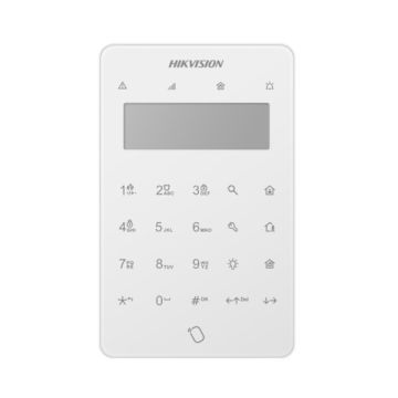 Hikvision DS-PK501LTM-HWE: Ενσύρματο πληκτρολόγιο LCD με keyfob