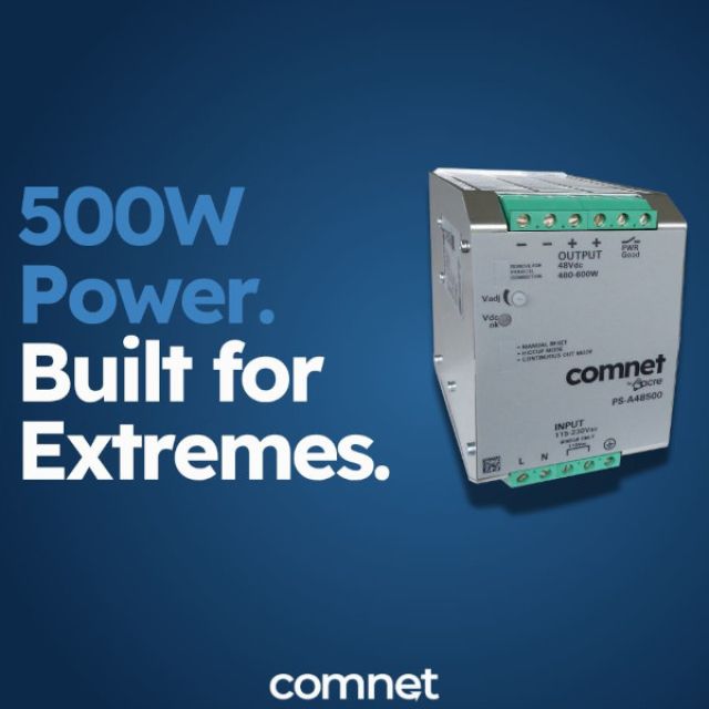 Comnet PS-A48500: Βιομηχανικό τροφοδοτικό υψηλής απόδοσης 500W