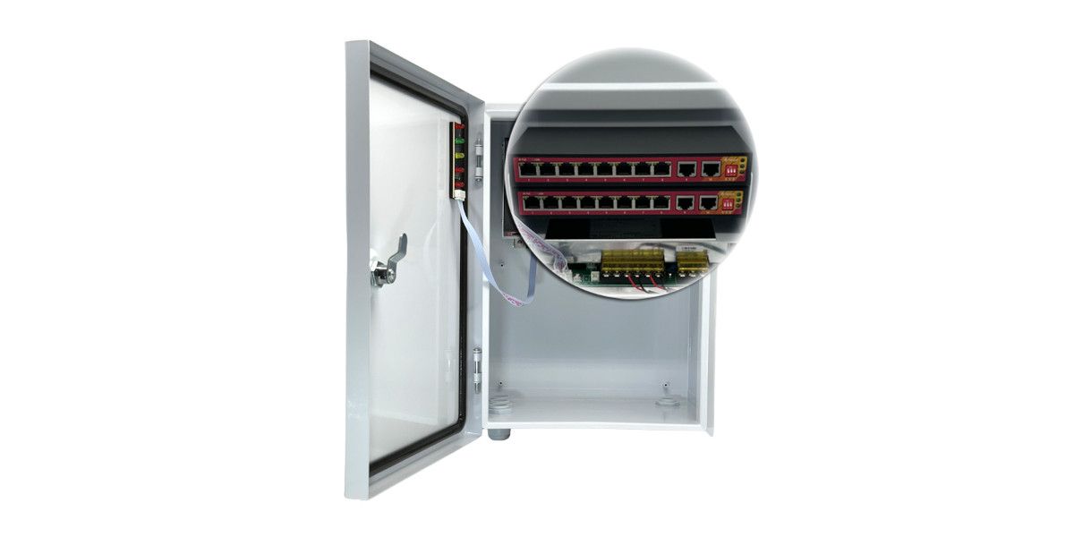 Target TPSPOEWP48050 16ch: Αδιάβροχο τροφοδοτικό UPS 48V DC 5A για IP PoE συσκευές