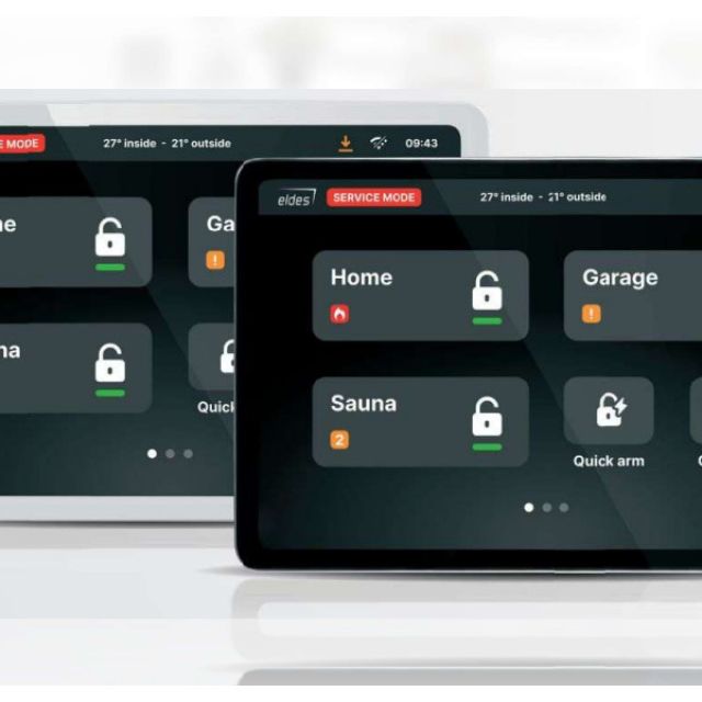 ELDES EKB6: Ενσύρματο Client-HUB πληκτρολόγιο αφής 8”