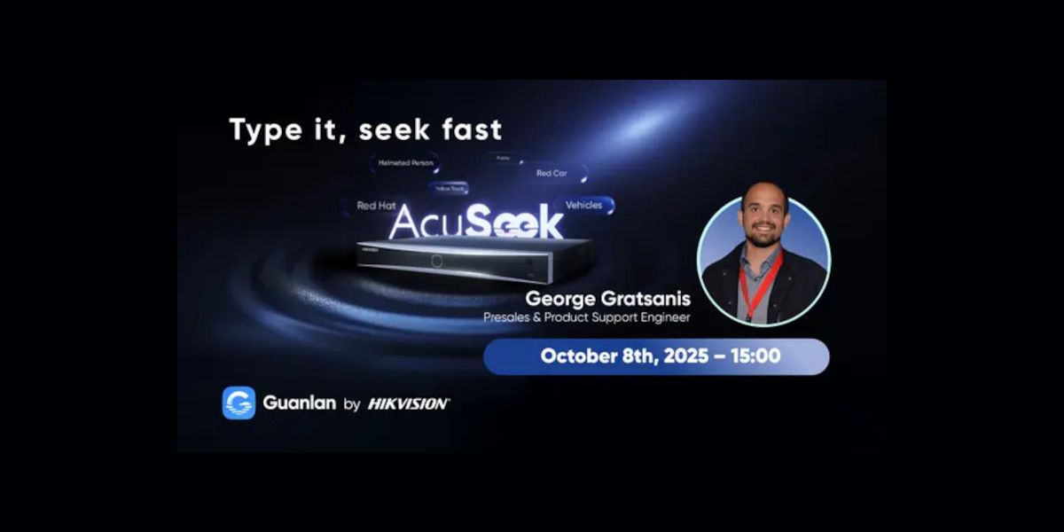 KEEPER Group: Δωρεάν webinar για την παρουσίαση του AcuSeek από την Hikvision