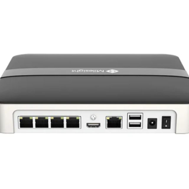 Milesight Mini PoE NVR: Ανάλυση 4K, συμπίεση H.265, ultra-mini μέγεθος και θύρες PoE 4 καναλιών