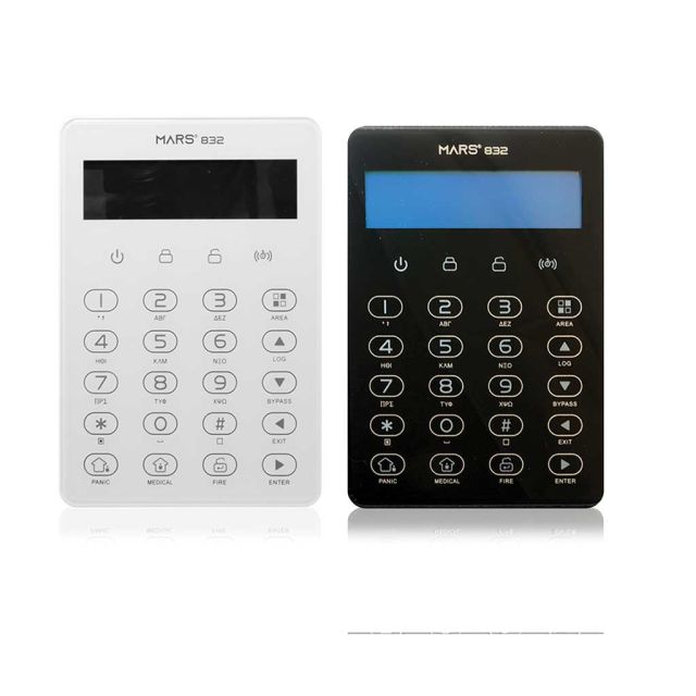 MΑRS-CODE832 –  Νέο πληκτρολόγιο αφής σε Λευκό / Mαύρο