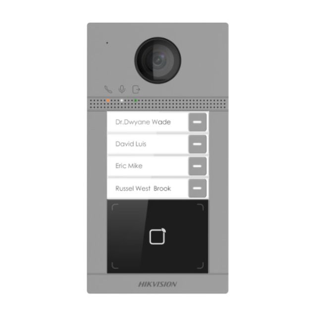 Hikvision DS-KV8413-WME1: Wi-Fi μεταλλική μπουτονιέρα με προστασία IP65 και ανάλυση 2MP