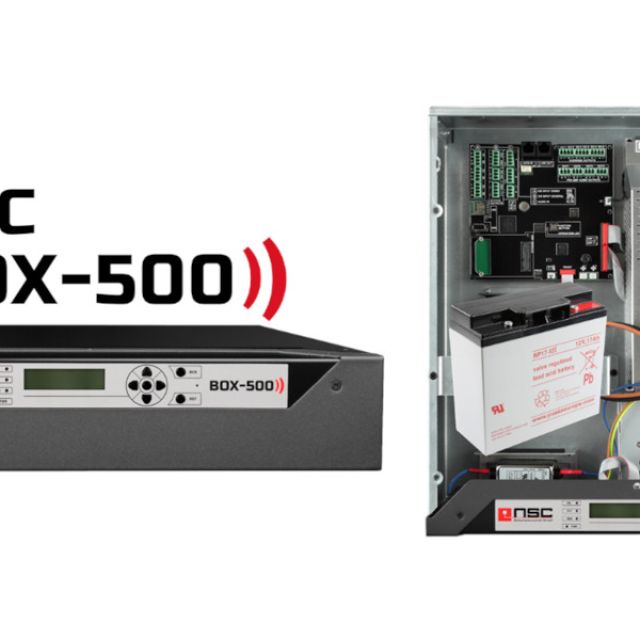 NSC BOX-500: Compact σύστημα αναγγελίας / εκκένωσης εγκαταστάσεων