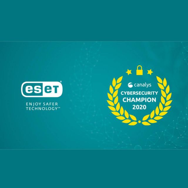 Η ESET διατηρεί τη θέση του “Πρωταθλητή” στο Canalys Cybersecurity Leadership Matrix 2020
