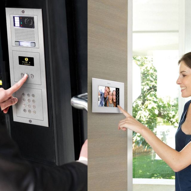 Εγκατάσταση – Συνδεσμολογία της θυροτηλεόρασης 2 καλωδίων της «Golmar»